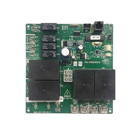 BUFONADAS Circuit Board with 4 Big Relays for LX-15 Rev 3.61 2002 Plus & 2011 Plus - 2 Pumps BU1872109